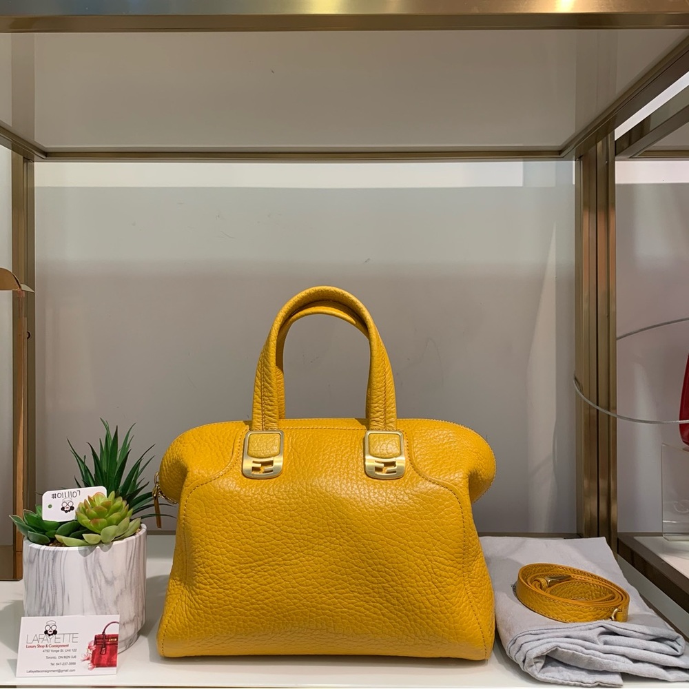 Fendi Yellow Duffle